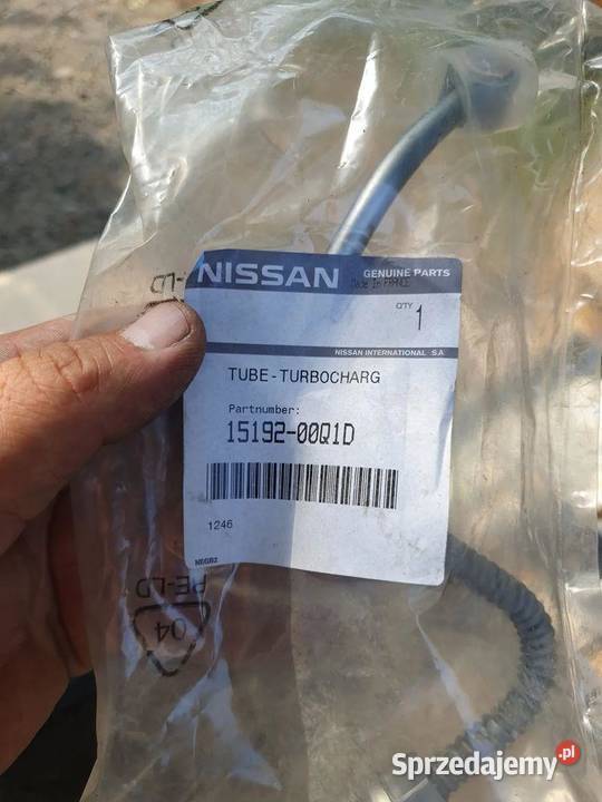 przewód olejowy turbo turbiny Nissan QASHQAI J10