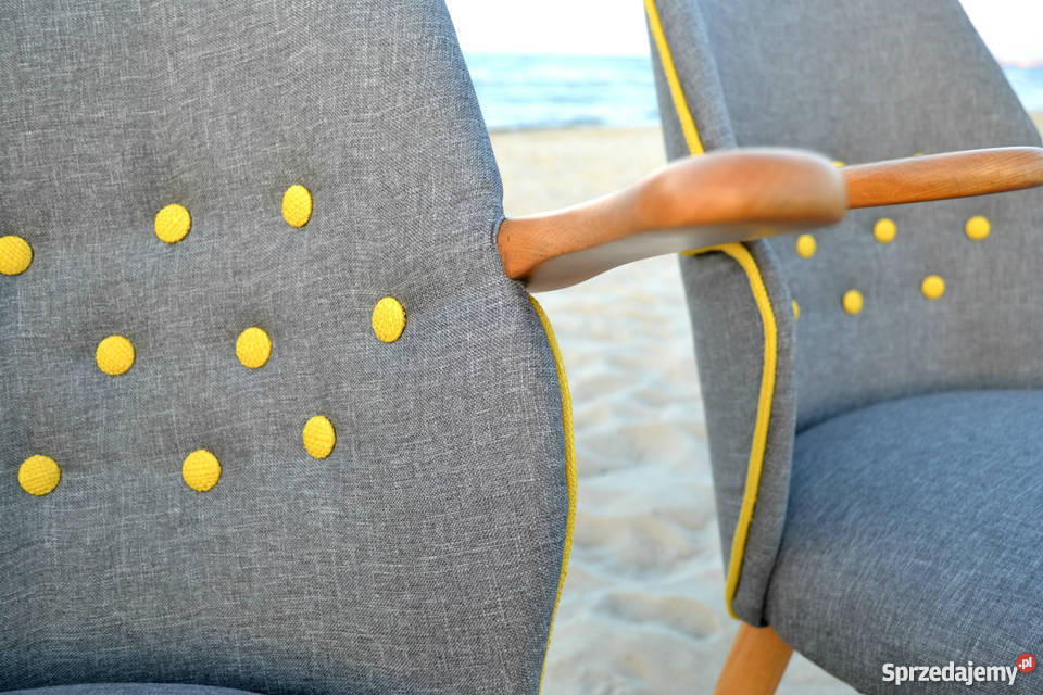 krzesła patyczaki lata 60 nrd design Sopot