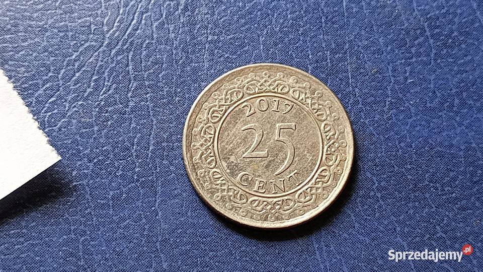 Stare monety 25 cent 2017 Surinam