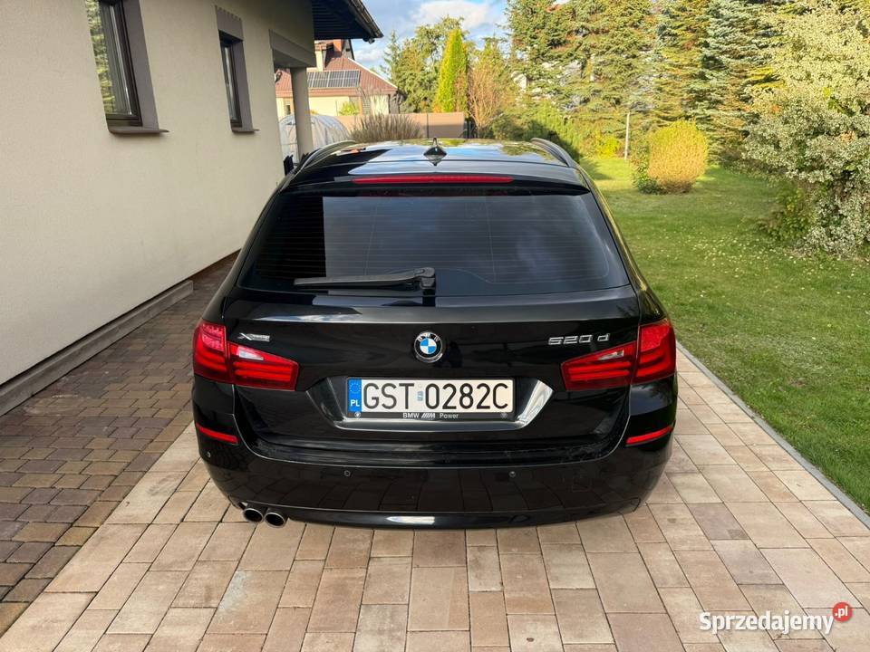 Bmw 520d x drive czarny Rokocin
