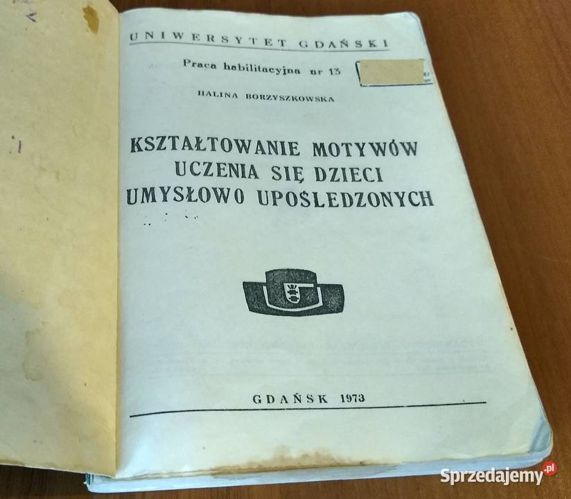 Kształtowanie motywów uczenia się dzieci Gdańsk sprzedam
