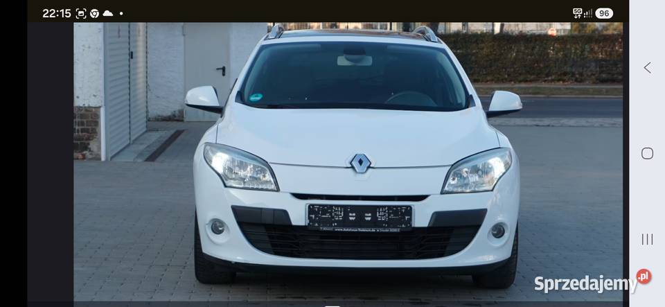 Megane 3 12 tylki 156 Panorama Dach Rok produkcji 2010 Megane Wałbrzych sprzedam