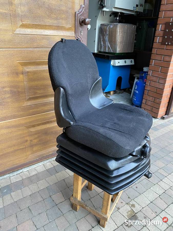 Fotel do traktora koparko ładowarki wysoki Brzeziny