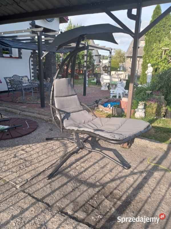 Sprzedam hamak ogrodowy na pionowym stelażu Podławki