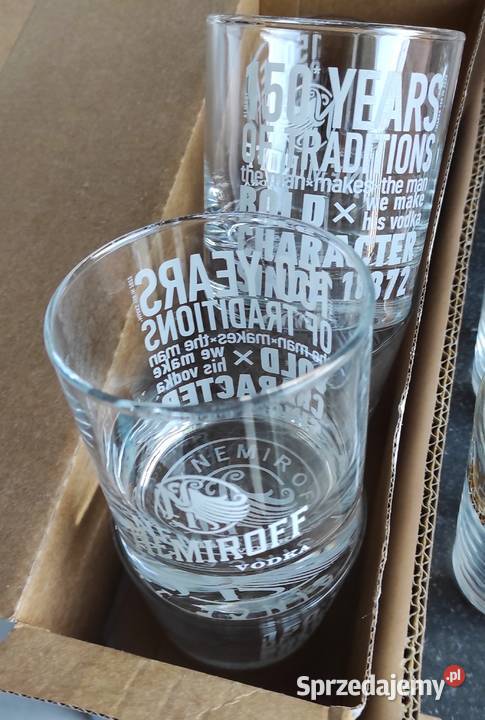 NEMIROFF Szklanki do whisky 6 NOWE Olsztyn sprzedam