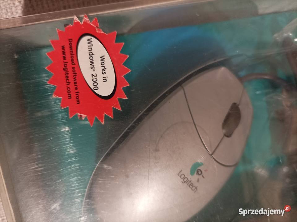 Logitech Mini Wheel Mouse mysz kulkowa retro