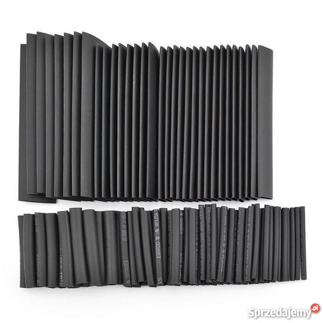 Termokurczliwe czarne koszulki 127 sztuk Łódź