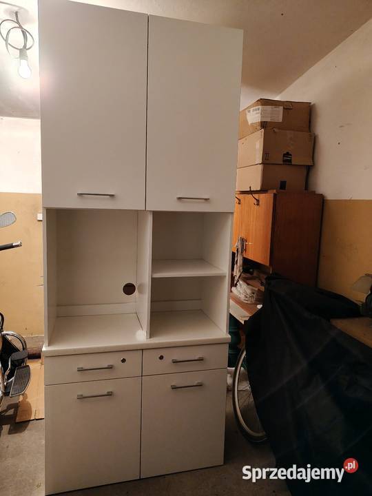 Biała szafa kuchenna biurowa 53.5cm Gniezno sprzedam