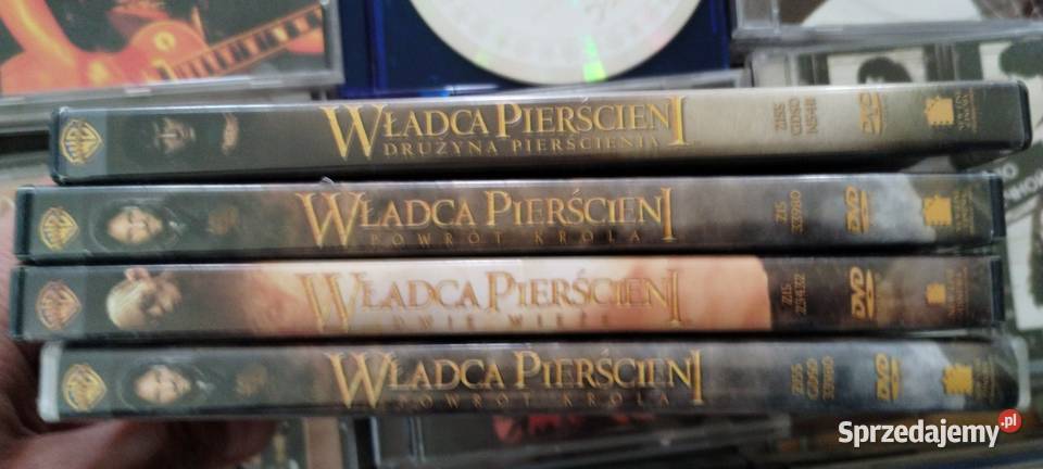 Płyty DVD Władca pierścieni pakiet 4 sztuki Warszawa