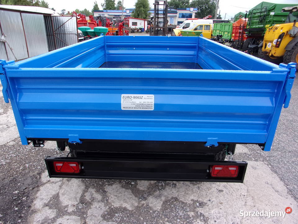NOWA Przyczepa rolnicza 3tony EuroMasz wywrot Opoczno