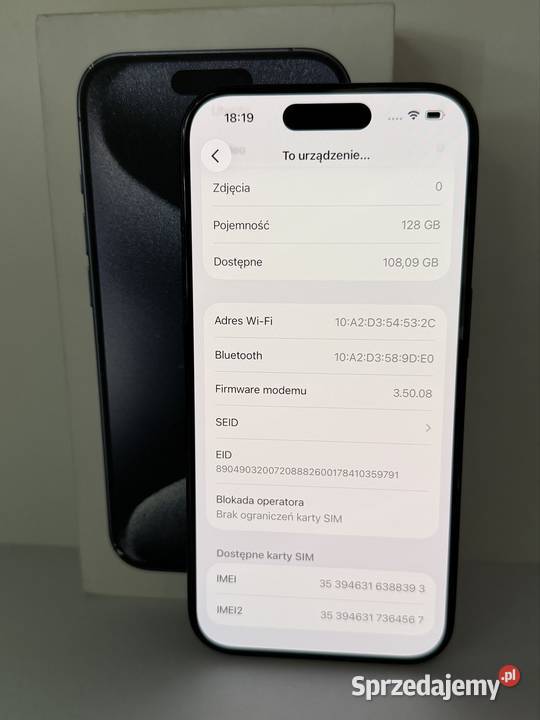 iPhone 15 Pro 128GB Idealny Stan Kalisz