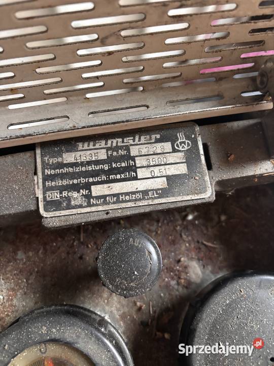 Piec na oleje wamsler olejak Łódź