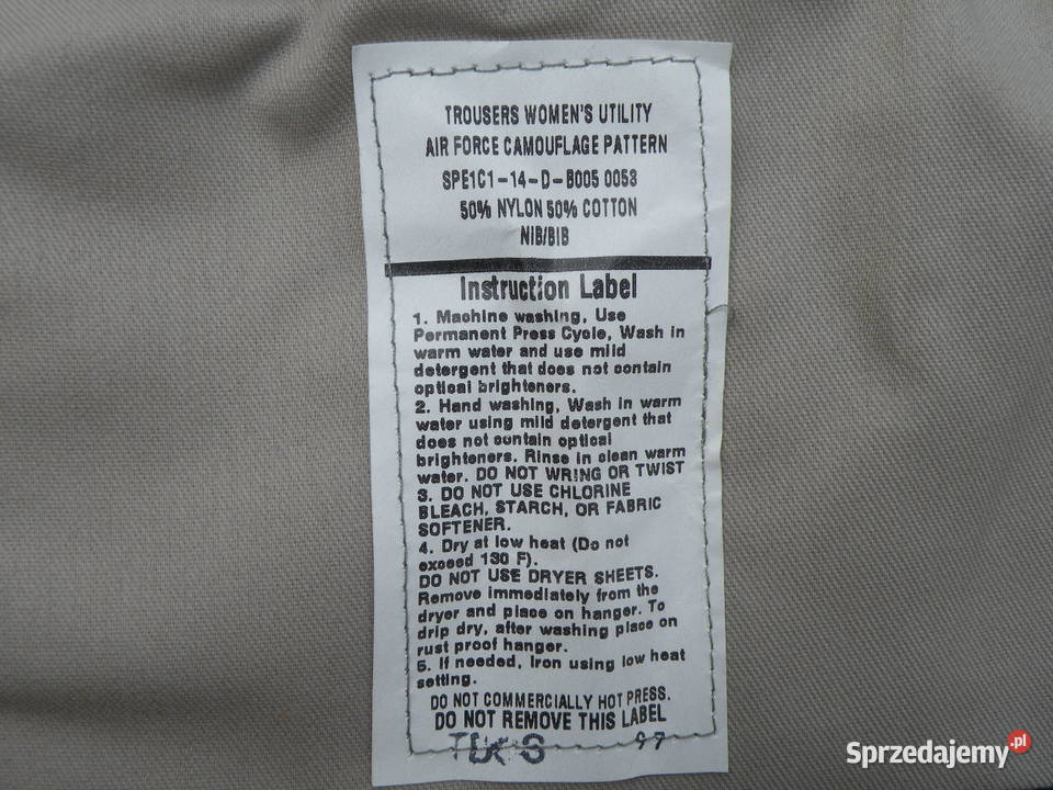 Spodnie ABU womans tiger stripes 4R ripstop Wrocław