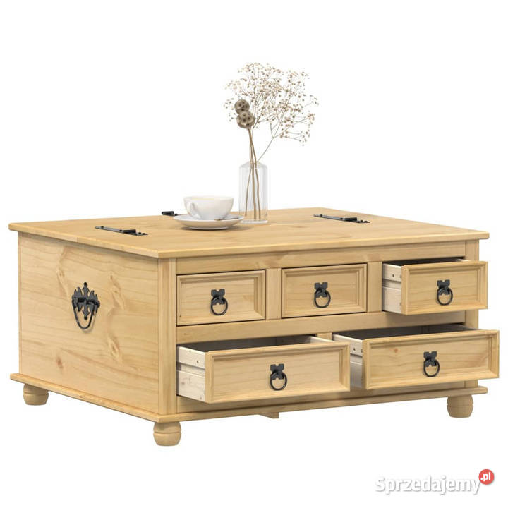 Skrzynia Corona 90x78x45 lite drewno sosnowe