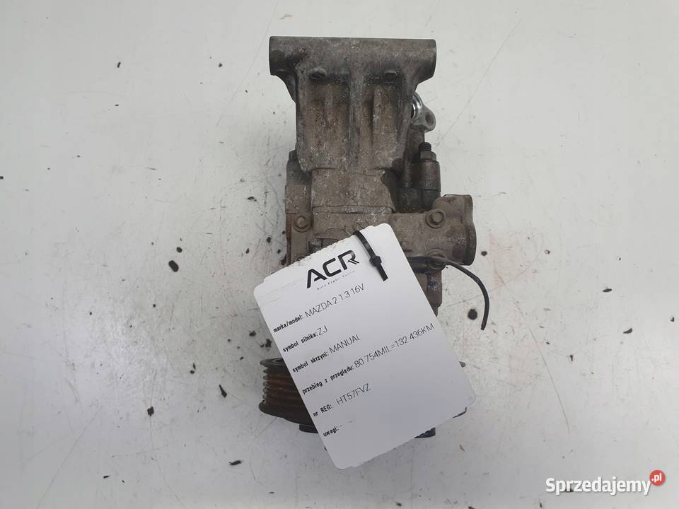 SPRĘŻARKA KLIMATYZACJI MAZDA 2 II 13 16V osobowe Motoryzacja Chełm