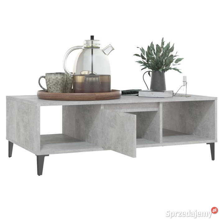 Stolik kawowy szarość betonu 1035x60x35 WM806026 sprzedam