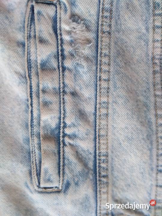 Kurtka Bershka XS Denim 100 bawełna dł 62 dł Inny rodzaj Katowice