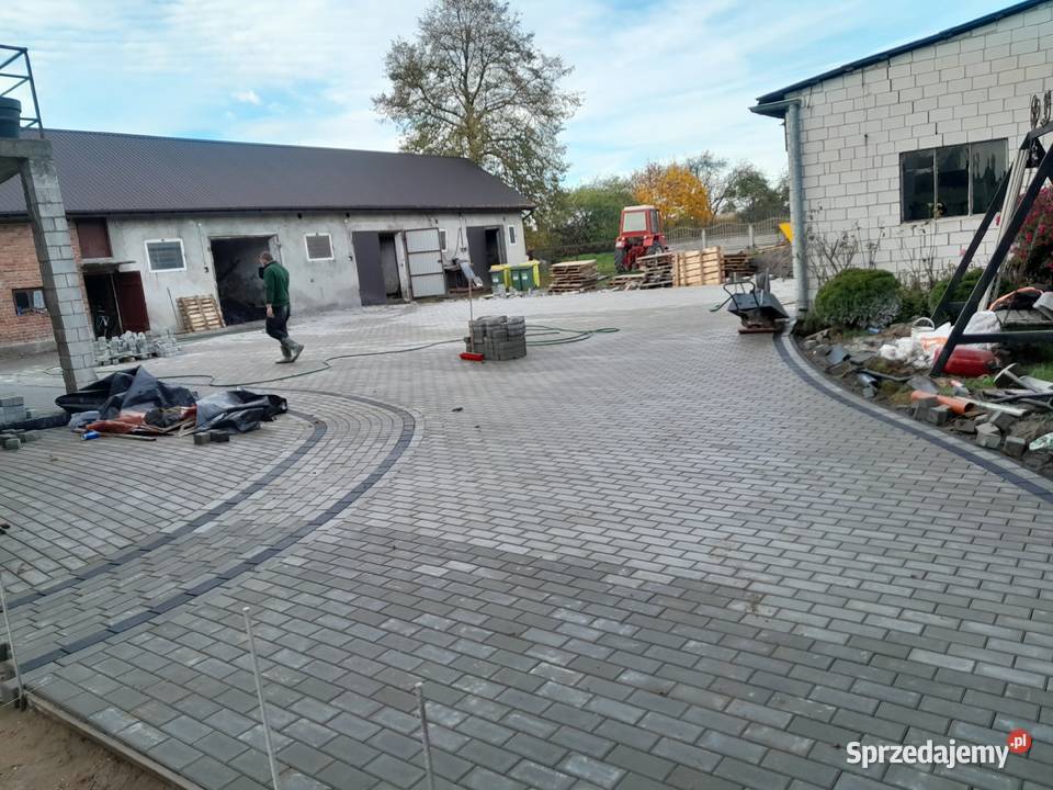 Brukarstwo układanie kostki brukowej sprzedaż łódzkie Piotrków Trybunalski