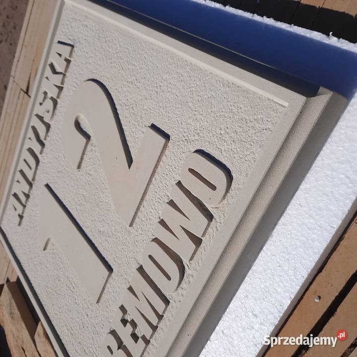 Tablice adresowe z piaskowca naturalnego tablice Szydłowiec sprzedam