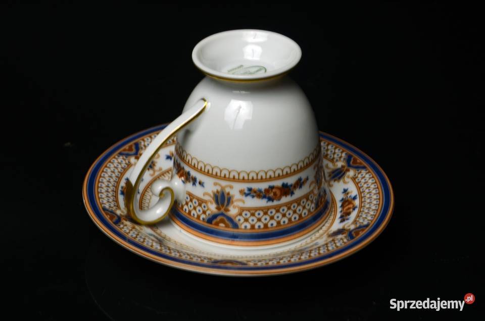 Filiżanka w stylu Empire Tirschenreuth Porcelana i szkło dolnośląskie