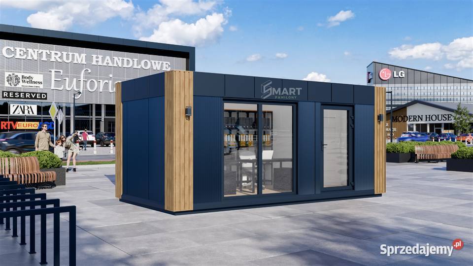 Kontener Biurowy Handlowy Usługowy Pawilon 21m2 Nieruchomości