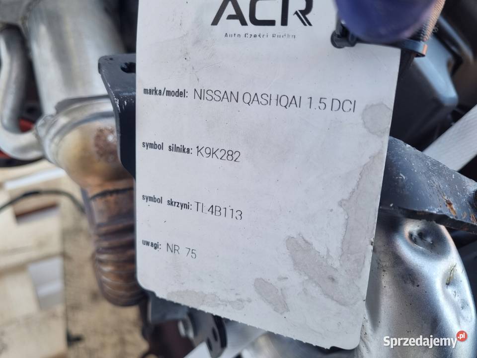 SILNIK KOMPLET Nissan Qashqai 15 DCI ładnie
