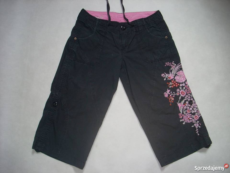 DENIM CO Spodnie 34 Hafty Podpinane 38 M małopolskie Nowy Sącz