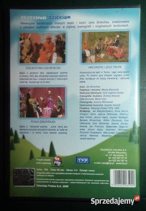 Teatr TVP Jan Brzechwa dzieciom płyta DVD 2009 Rzeszów sprzedam