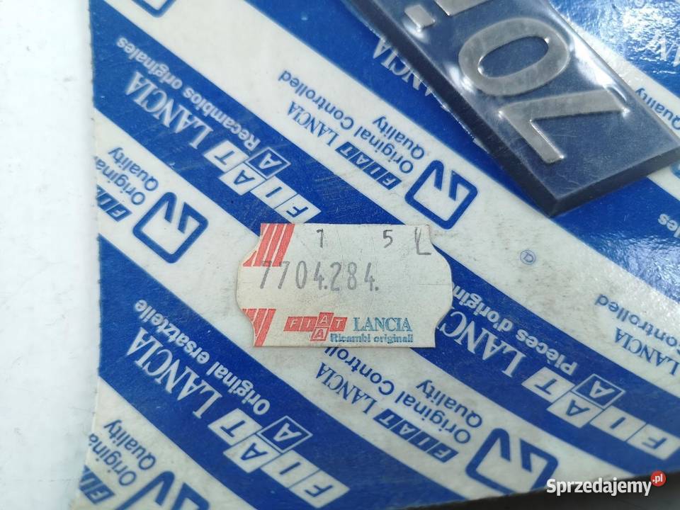 EMBLEMAT 70 ie FIAT UNO ORYGINALNY Z ASO NOWY