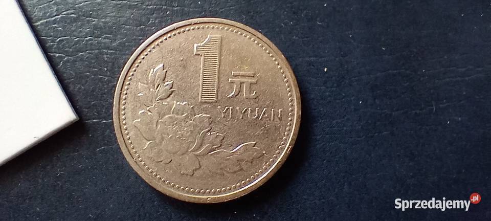 Stare monety 1 yuan 1999 Chiny Lesko