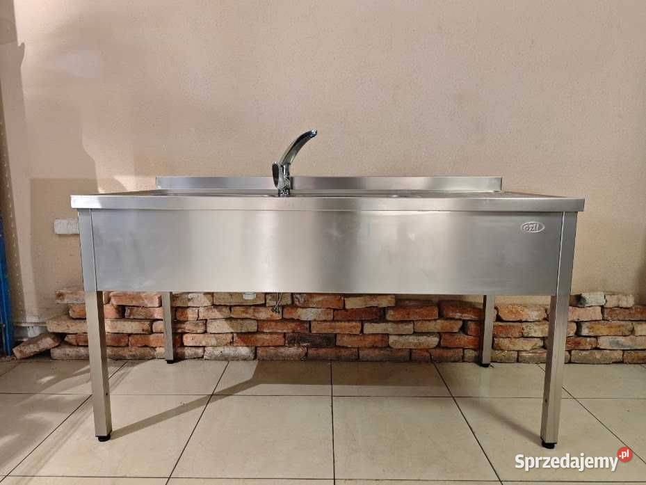 Zlew gastronomiczny nierdzewny 2komorowy z śląskie