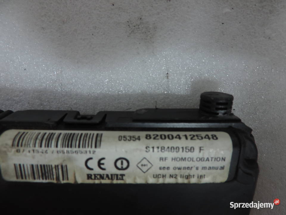 MODUŁ STEROWNIK UCH 8200412548 RENAULT MEGANE 2 Nowy Sącz sprzedam