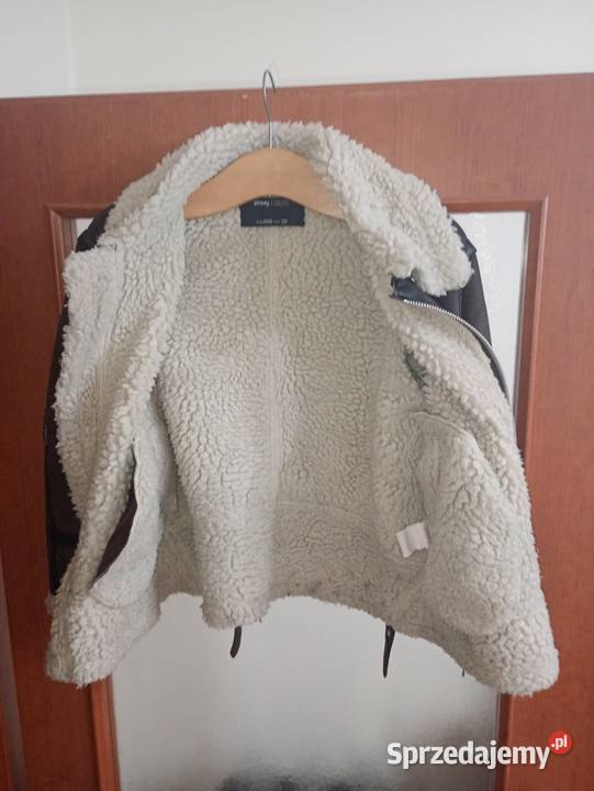 kurtka Sinsay XXS32 brązowa ocieplana brązowy/beżowy Szczecin