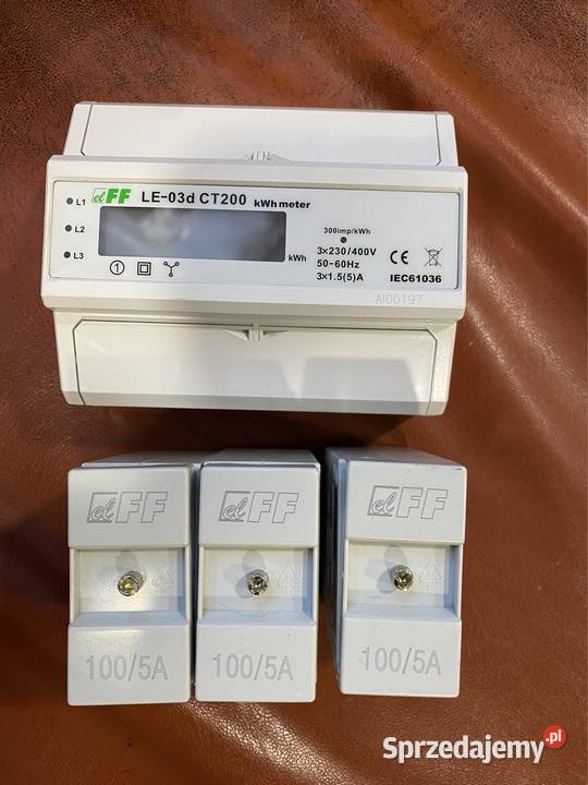 Licznik energii LE03d CT200 przekładniki TI100 Bielsko-Biała sprzedam
