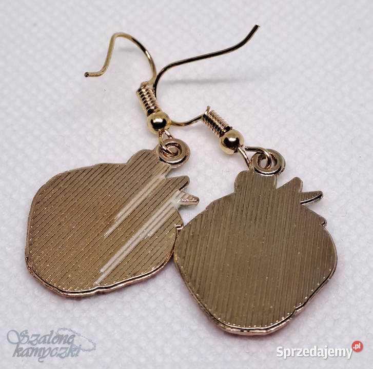 Kolczyki truskawki mazowieckie Warszawa