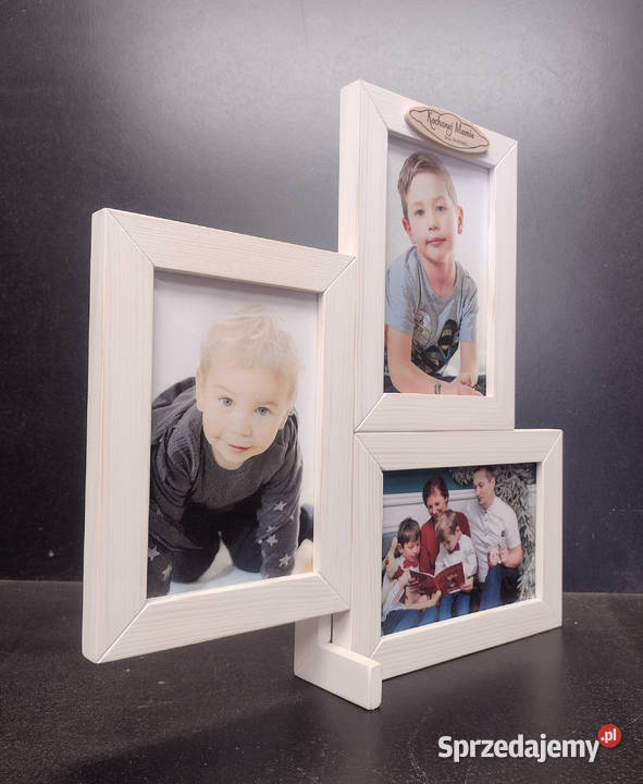 Ramka Na Zdjęcia 10x15 DREWNO Napis DEDYKACJA mazowieckie Warszawa