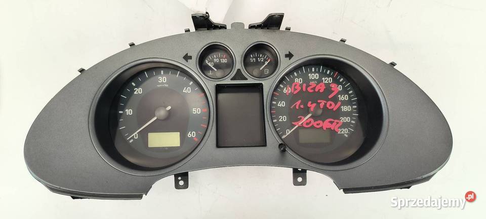 LICZNIK ZEGAR SEAT IBIZA III W06L0920822C Lipno