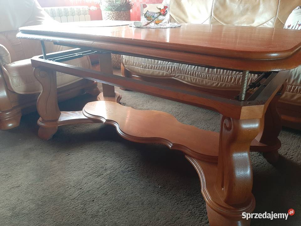 Ława dębowa regulacja rozkładana firmy KLER Rybnik