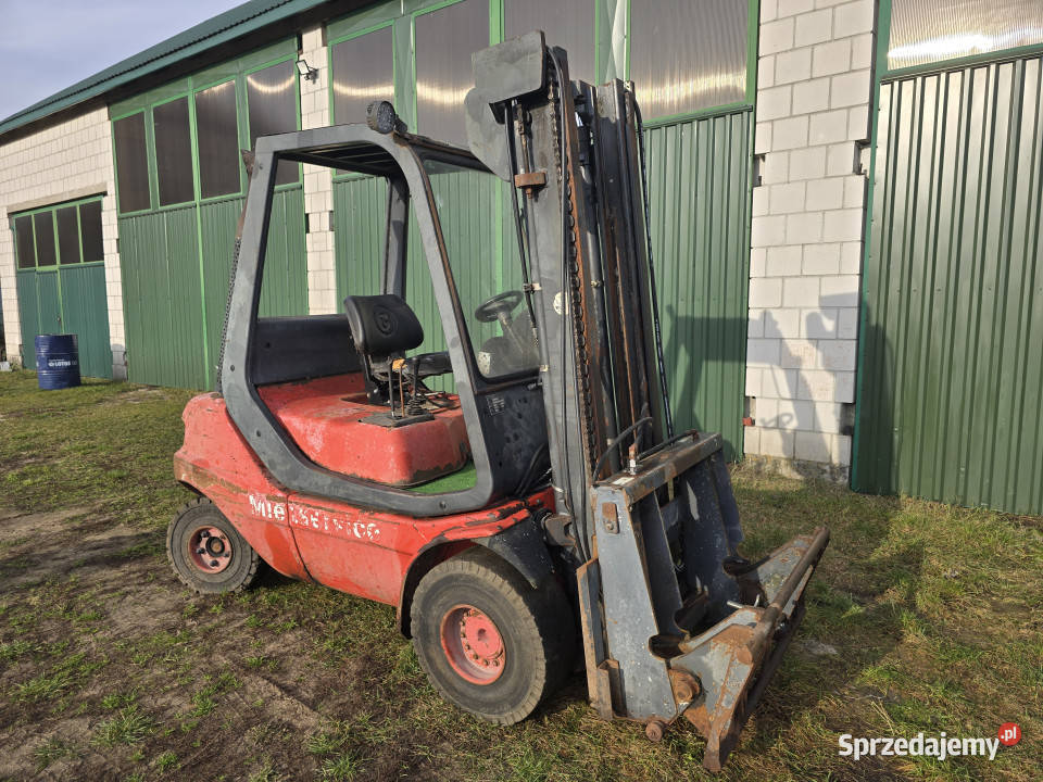 Wózek widłowy LINDE H30 D z EURO ramką 3 t 395 m Baliki