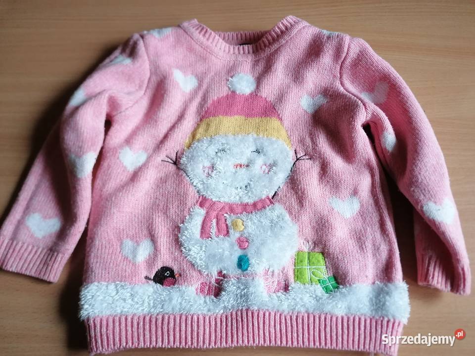 Sweterek z bałwankiem George rozmiar 98104