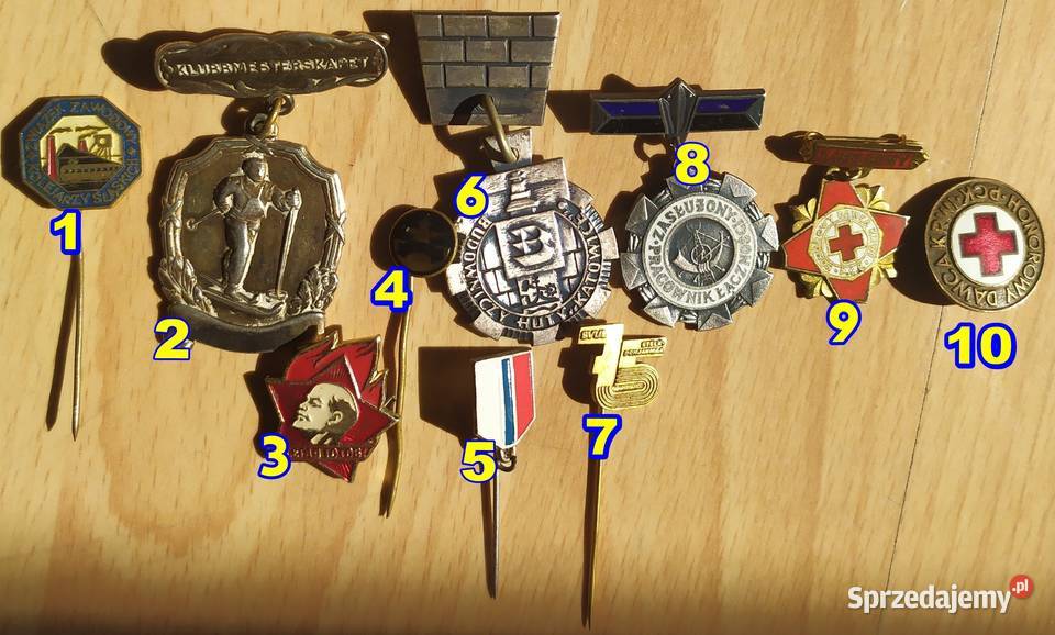 Odznaka Medal Kolejarz Śląsk Lenin Huta Katowice