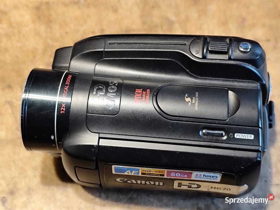 cyfrowa kamera Canon HG20 HDD 60GB Mosty sprzedam
