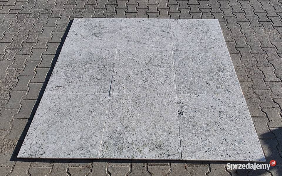 Płytki granitowe Colonial White antypoślizgowe Bielawa