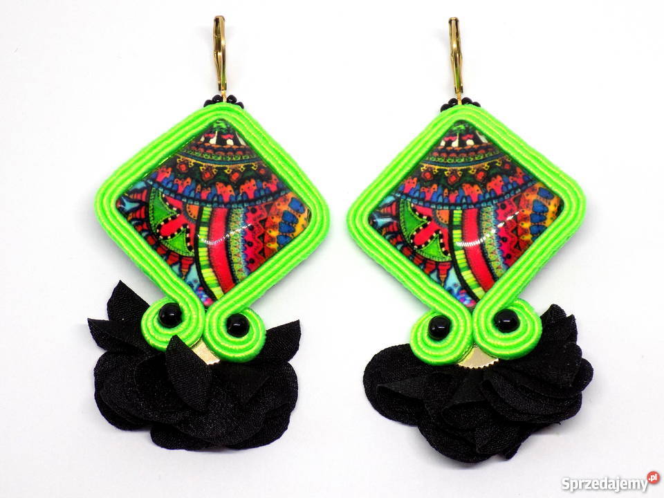 PAPUZIE KWADRATY Z CZARNYM WACHLARZEM SUTASZ Warszawa