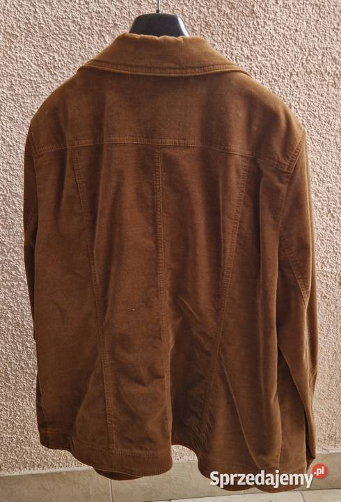 Kurtka żakiet Gary Weber brązowy welur sztruks Rozmiar 44(XXL) lubelskie