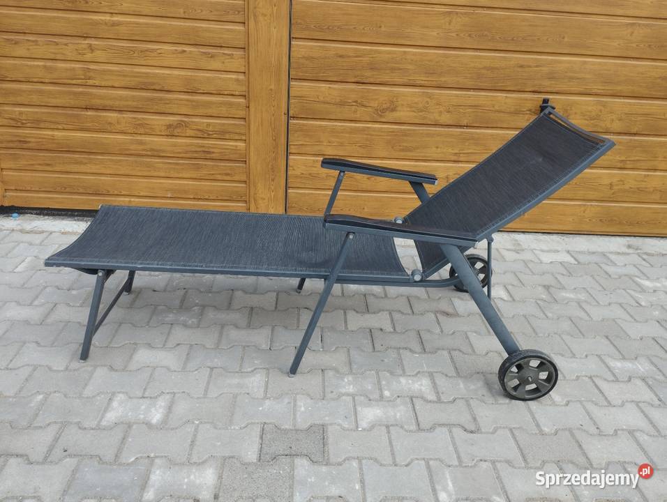 Leżak ogrodowy na kołach Leżaki i leżanki