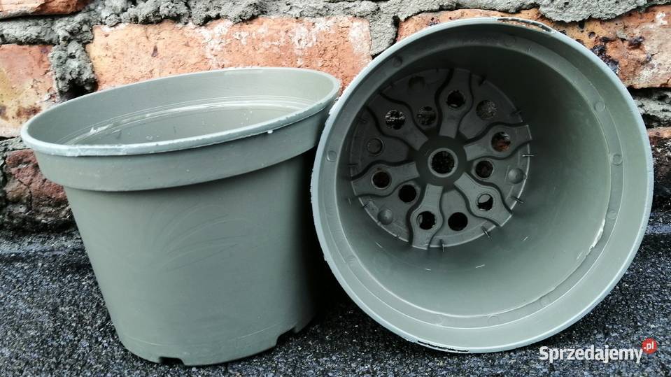 Doniczki produkcyjne 2litry NOWE szare 165 śląskie Siewierz