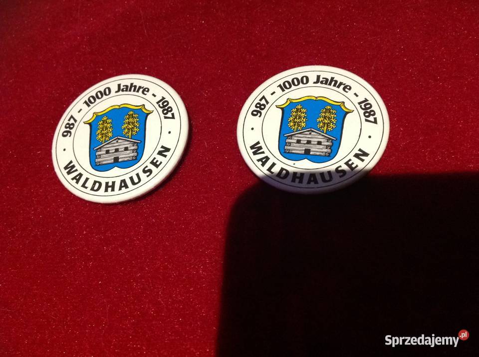 Przypinka Odznaka 9871000Jahre WALDHAUSEN Pozostałe Nowa Sól