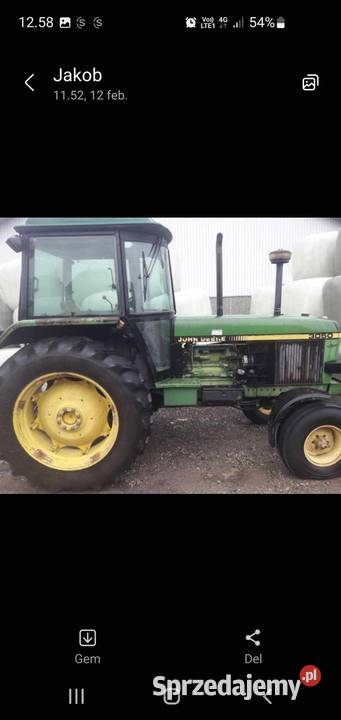 Ciagnik john deere 3050 w pełni sprawny z John Deere kujawsko-pomorskie Wąbrzeźno