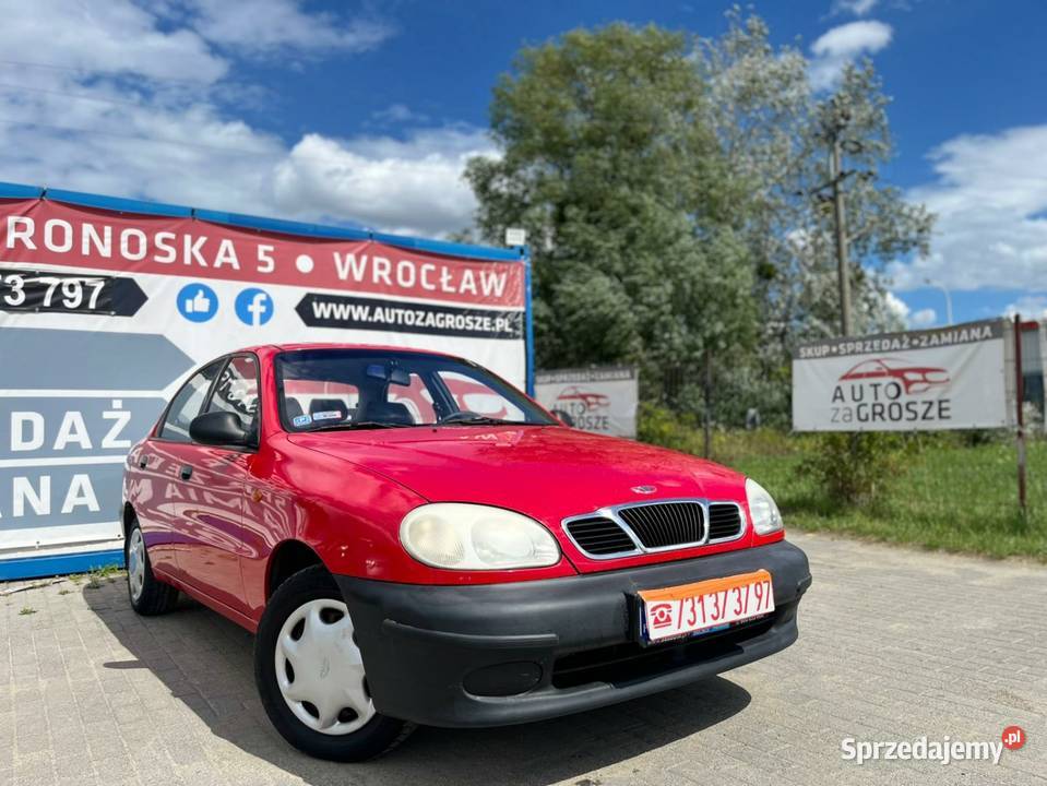 Daewoo Lanos 15 BenzynaDł Opłaty Wspomaganie HAK benzyna Motoryzacja dolnośląskie Wrocław